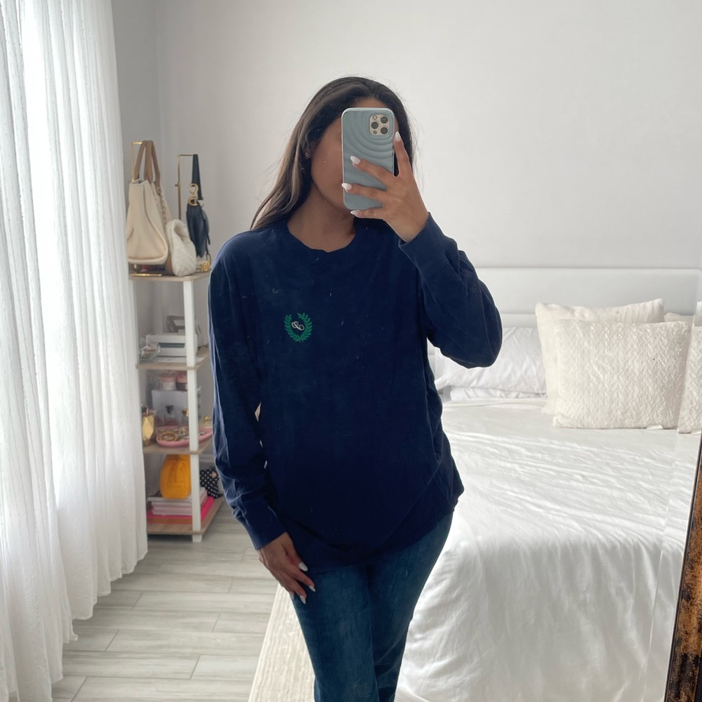 PINK Victoria's Secret Deep Blue Tee